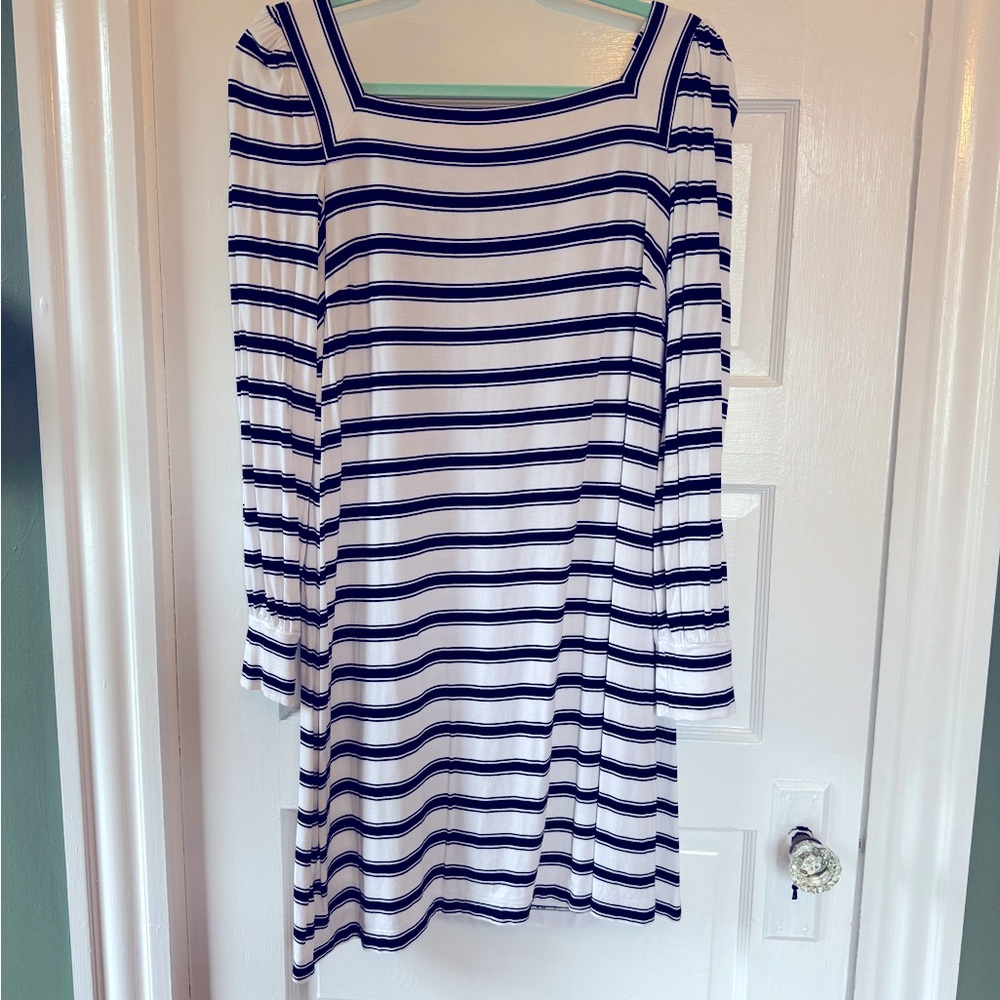 Loft Cotton Long Sleeved Dress